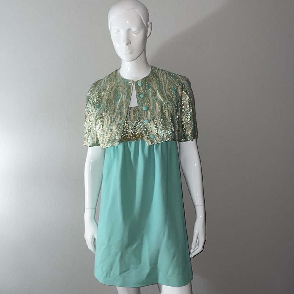 Vintage 1960’s Cropped Jacket Mini Dress